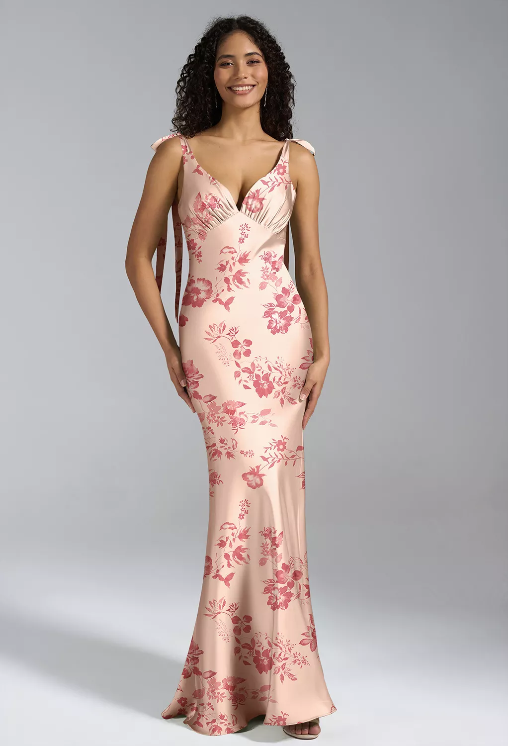 AW Chiara Pink Cherry Blossom  Black Tie Wedding Guest Dresses